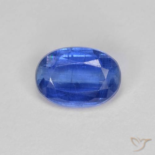 1.06ct Natural Deep Blue Kyanite, Oval, SI