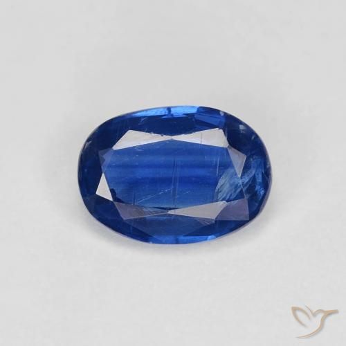 1.02ct Natural Navy Blue Kyanite, Oval, VS-SI