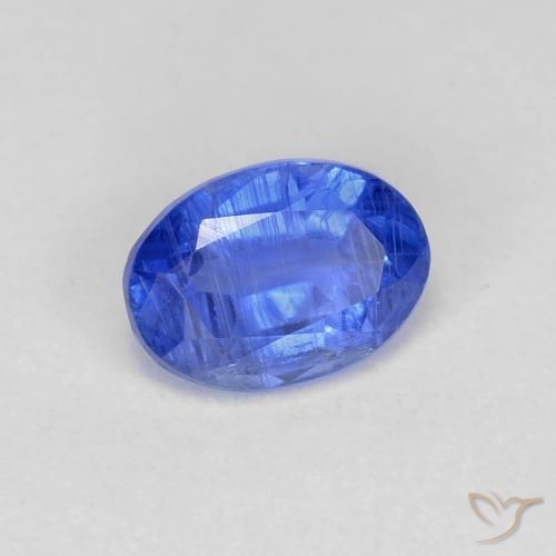 1.14 ct Blue Kyanite Stone, Natural Kyanite in Oval Facet Shape for Sale