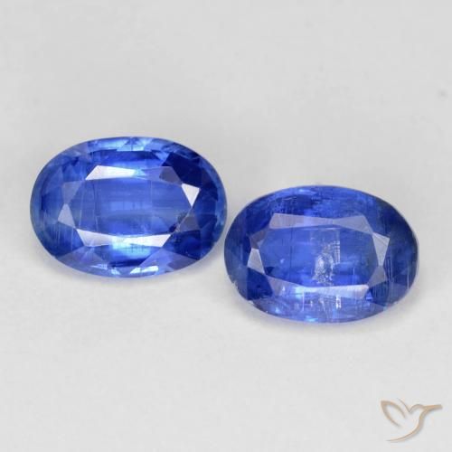 1.93 ct Blue Kyanite, 7.1 x 5.1 mm Oval Cut From Nepal, Photo A