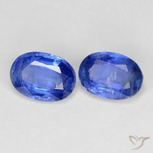 1.93 ctw Blue Kyanite Stones, Natural Kyanite in Oval Facet Shape for Sale