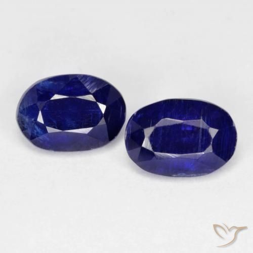 2.21 ct Blue Kyanite, 7.2 x 5.2 mm Oval Cut From Nepal, Photo A
