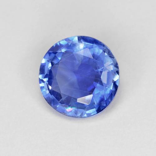 1.00 ct Blue Kyanite Stone, Natural Kyanite in Round Facet Shape for Sale
