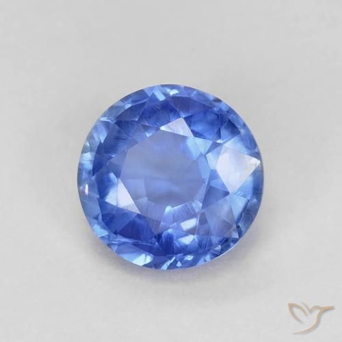 1.06 ct Blue Kyanite Stone, Natural Kyanite in Round Facet Shape for Sale
