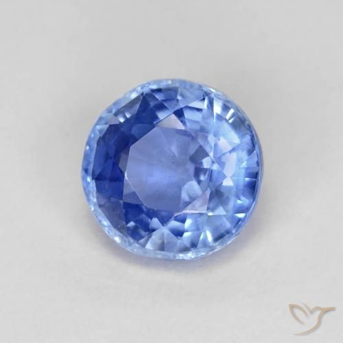0.94 ct Blue Kyanite Stone, Natural Kyanite in Round Facet Shape for Sale