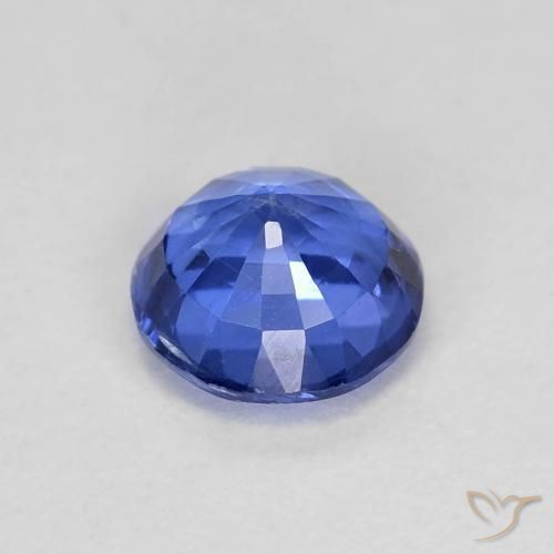Kyanite Gemstone in 5.7 mm Size for Sale, Kyanite Stone in Deep Azure Blue Color