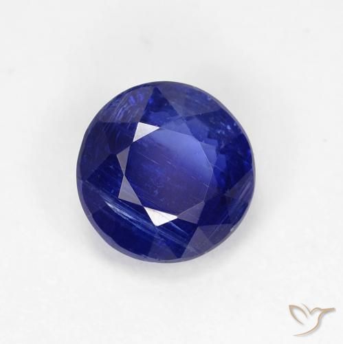 1.19 ct Blue Kyanite Stone, Natural Kyanite in Round Facet Shape for Sale