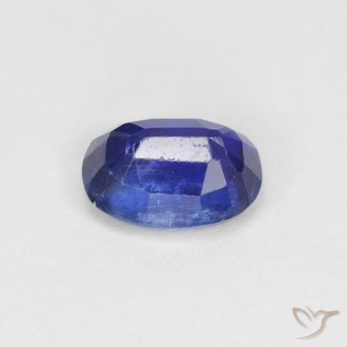 Kyanite Gemstone in 7.3 x 5.5 mm Size for Sale, Kyanite Stone in Deep Blue Color