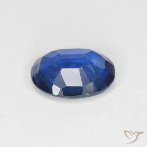 Kyanite Gemstone in 8 x 6 mm (calibrated) Size for Sale, Kyanite Stone in Navy Blue Color