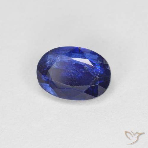 1.12 ct Blue Kyanite Stone, Natural Kyanite in Oval Facet Shape for Sale