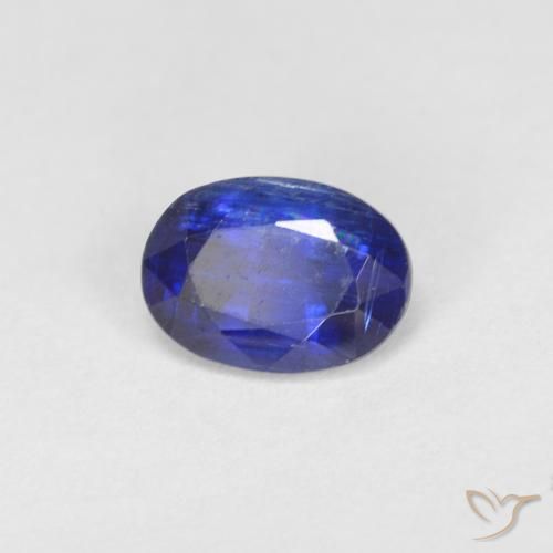0.97 ct Blue Kyanite Stone, Natural Kyanite in Oval Facet Shape for Sale