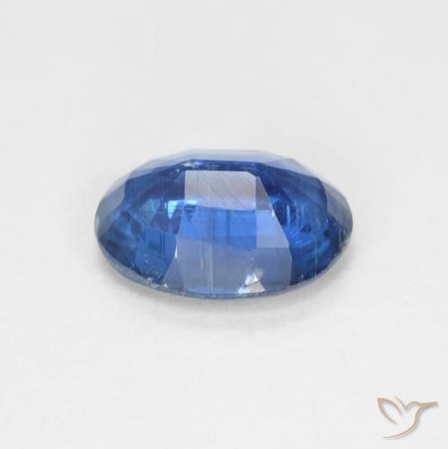 Kyanite Gemstone in 8 x 6 mm (calibrated) Size for Sale, Kyanite Stone in Light Navy Blue Color