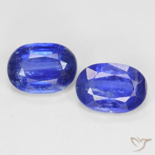 2.01 ct Blue Kyanite, 7.1 x 4.9 mm Oval Cut From Nepal, Photo A