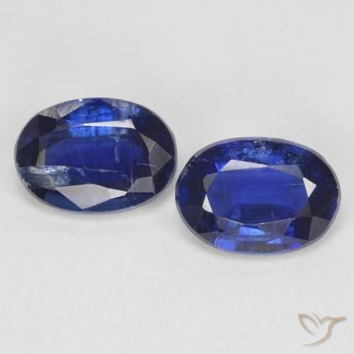 2.03 ct Blue Kyanite, 7.2 x 5.2 mm Oval Cut From Nepal, Photo A