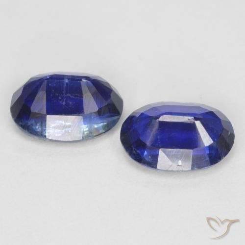 Kyanite Gemstones in 7 x 5 mm (calibrated) Size for Sale, Kyanite Stones in Royal Blue Color