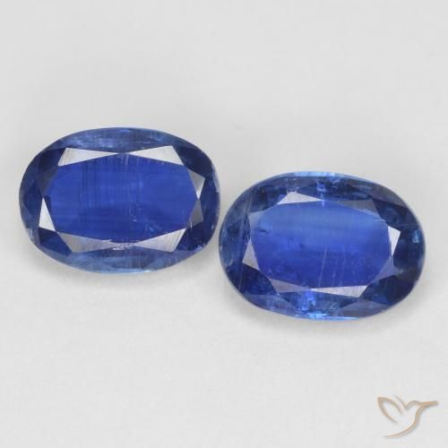 2.11 ct Blue Kyanite, 7.1 x 5.1 mm Oval Cut From Nepal, Photo A