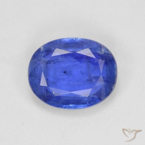 3.08 ct Blue Kyanite, 10.1 x 8.1 mm Oval Cut From Nepal, Photo A