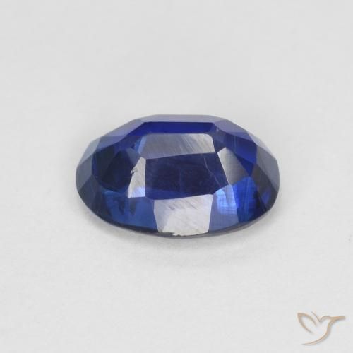 Kyanite Gemstone in 7 x 5 mm (calibrated) Size for Sale, Kyanite Stone in Navy Blue Color