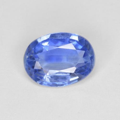 Cianita Azul Forma ovalada de 8,2 x 6,2mm de Nepal, peso de 1.32 ct, piedra preciosa natural No tratado en claridad VS, Cianita de 1 pieza - Color: Celeste, dureza Mohs de 6 - 7, Photo A