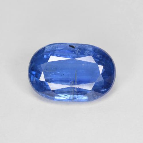 Cianita Azul Ovalada de 10,1 x 7,4mm de Nepal, peso de 3.22 ct, piedra preciosa natural No tratado en si Clarity, Cianita Forma ovalada de 1 pieza - Color: Azul oscuro, dureza Mohs de 6 - 7, Photo A