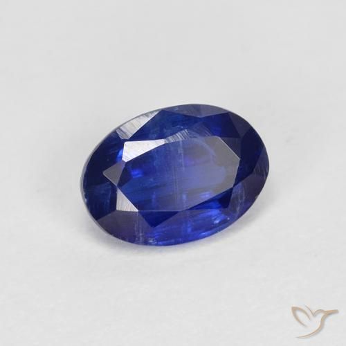 1.02 ct Blue Kyanite Stone, Natural Kyanite in Oval Facet Shape for Sale