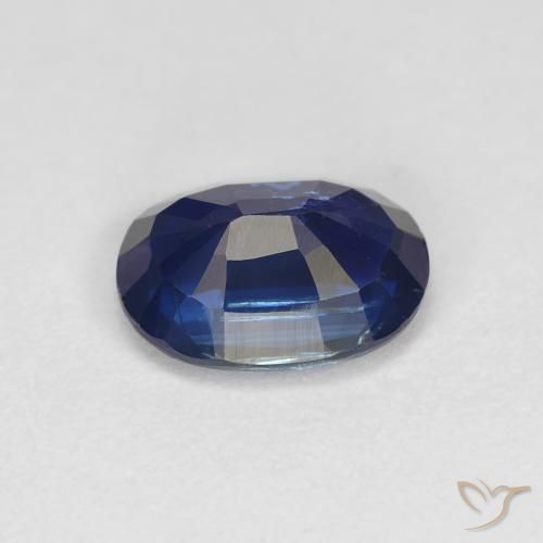 Kyanite Gemstone in 8 x 6 mm (calibrated) Size for Sale, Kyanite Stone in Navy Blue Color