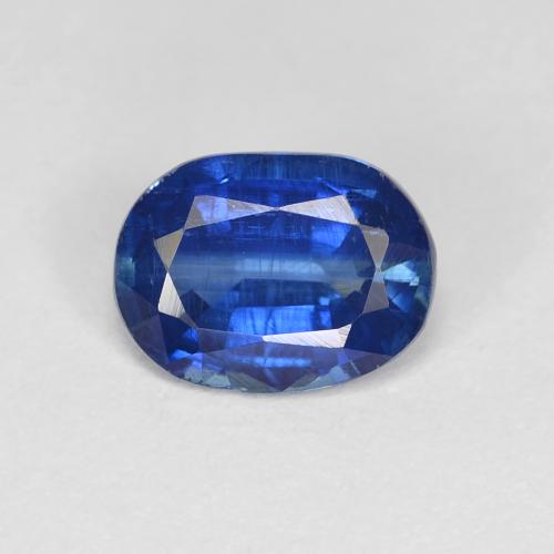 Disthène Bleu oval facet 7,9 x 5,9mm du Népal, poids de 1,41 ct, pierre gemme naturelle Non traité de pureté vs-si, 1 pièce Disthène, couleur : Bleu foncé, dureté de Mohs de 6 à 7, Photo A