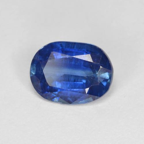 1.41 ct Blue Kyanite Stone, Natural Kyanite in Oval Facet Shape for Sale