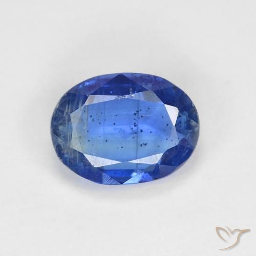 1.74ct Natural Dark Blue Kyanite, Oval, VS-SI