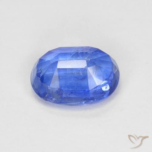 Kyanite Gemstone in 8 x 6 mm (calibrated) Size for Sale, Kyanite Stone in Deep Azure Blue Color