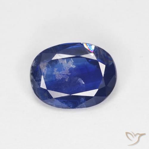 1.42ct Natural Royal Blue Kyanite, Oval, VS-SI