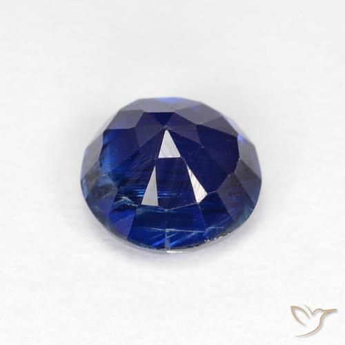 Kyanite Gemstone in 6 mm (calibrated) Size for Sale, Kyanite Stone in Navy Blue Color