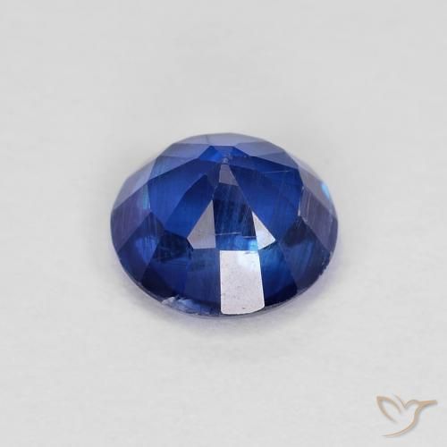 Kyanite Gemstone in 6 mm (calibrated) Size for Sale, Kyanite Stone in Light Navy Blue Color