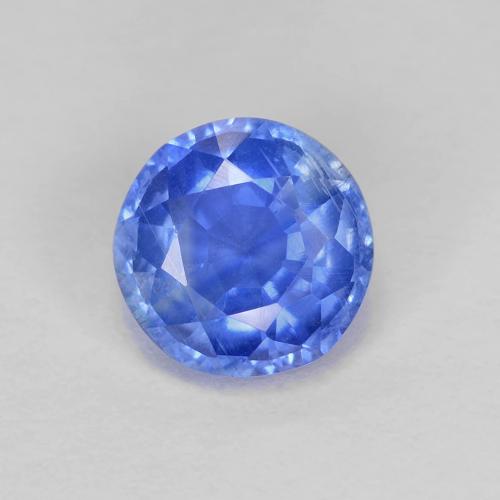 1.11 ct Blue Kyanite Gemstone, Kyanite Gem in Round Facet Shape for Sale.