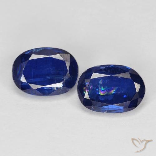 2.17 ct Blue Kyanite, 7.1 x 5 mm Oval Cut From Nepal, Photo A