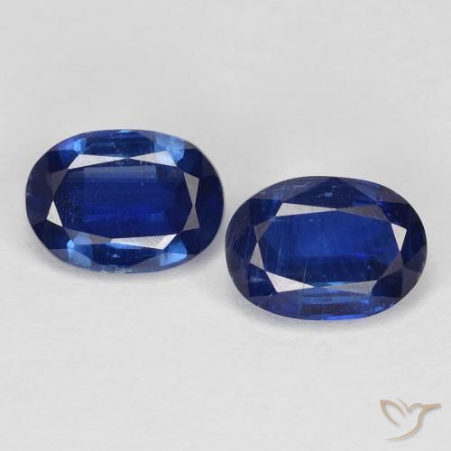 2.11ctw Natural Royal Blue Kyanite, Oval, VS