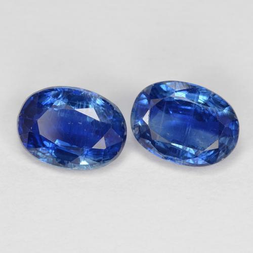 2.09 ctw Blue Kyanite Stones, Natural Kyanite in Oval Facet Shape for Sale