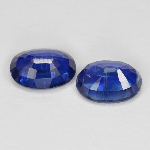 Kyanite Gemstones in 7.1 x 5.2 mm Size for Sale, Kyanite Stones in Deep Blue Color