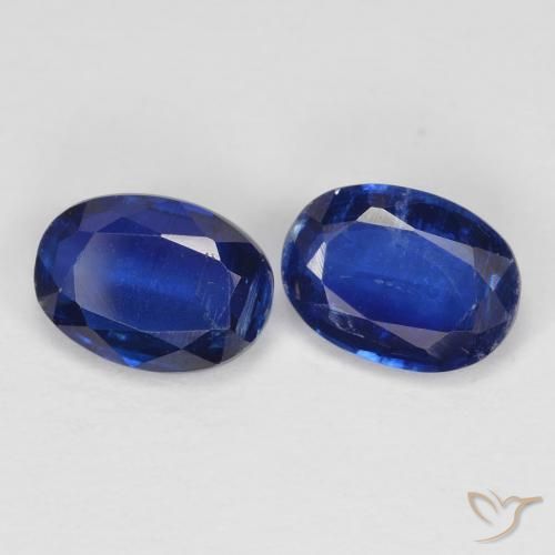 1.88 ctw Blue Kyanite Stones, Natural Kyanite in Oval Facet Shape for Sale