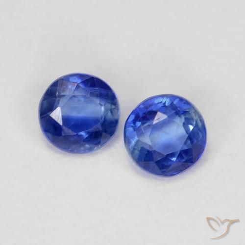 0.56 ct Blue Kyanite, 3.7 mm Round Cut From Nepal, Photo A