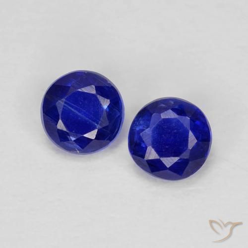 0.56 ct Blue Kyanite, 3.7 mm Round Cut From Nepal, Photo A