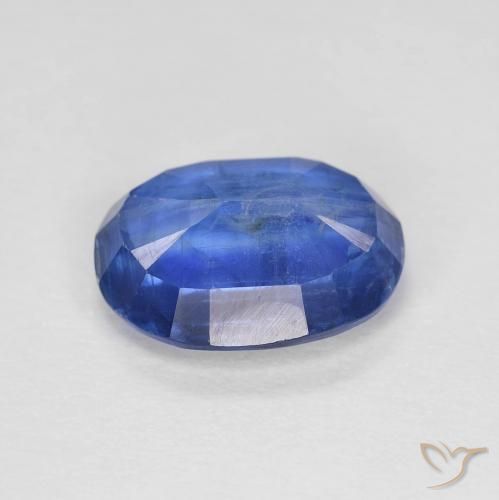 Kyanite Gemstone in 10 x 8 mm (calibrated) Size for Sale, Kyanite Stone in Deep Azure Blue Color