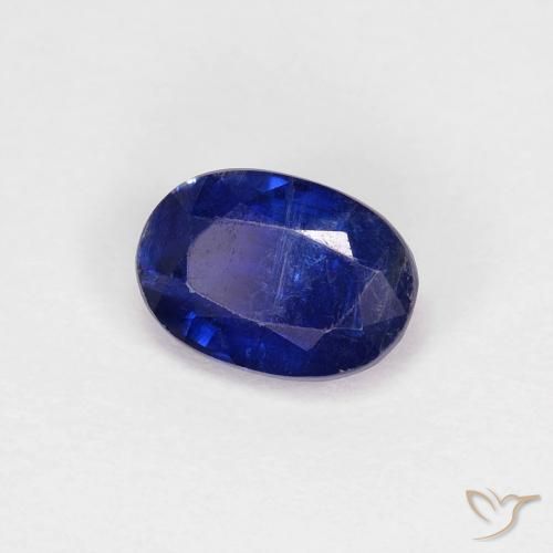 0.98 ct Blue Kyanite Stone, Natural Kyanite in Oval Facet Shape for Sale