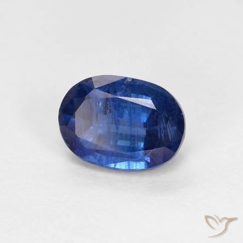 1.16 ct Blue Kyanite Stone, Natural Kyanite in Oval Facet Shape for Sale
