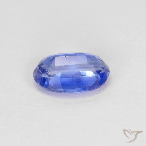 Kyanite Gemstone in 6.9 x 4.8 mm Size for Sale, Kyanite Stone in Deep Azure Blue Color