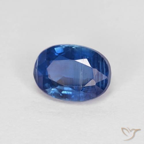 1.20 ct Blue Kyanite Stone, Natural Kyanite in Oval Facet Shape for Sale