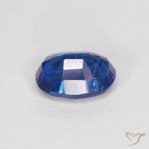 Kyanite Gemstone in 7 x 5 mm (calibrated) Size for Sale, Kyanite Stone in Navy Blue Color