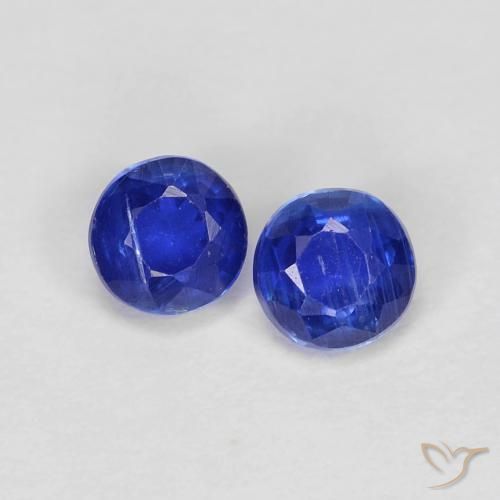 0.58 ct Blue Kyanite, 3.8 mm Round Cut From Nepal, Photo A