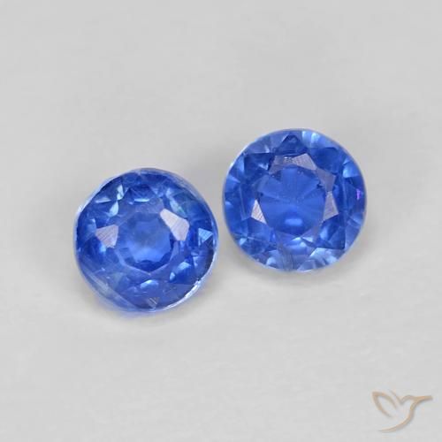 0.61 ct Blue Kyanite, 3.7 mm Round Cut From Nepal, Photo A