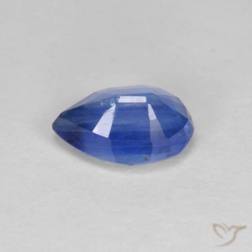 Kyanite Gemstone in 7.9 x 5.5 mm Size for Sale, Kyanite Stone in Navy Blue Color
